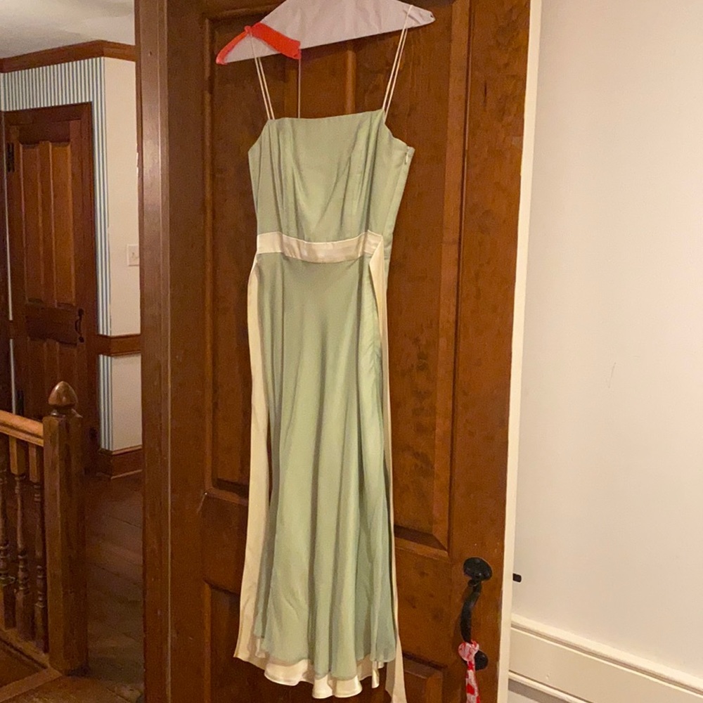 Jenny Yoo size 0, 2, 4 bridesmaid dresses in sage